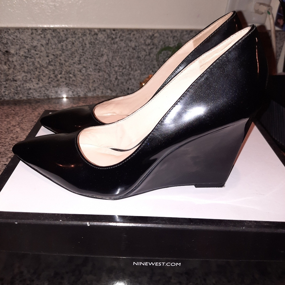 Nine West, sz 6, Black - Picture 2 of 5